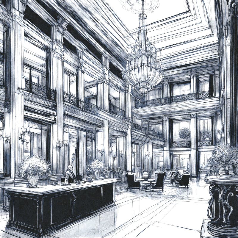 Thomas Brown’s illustration for the hotel investment article